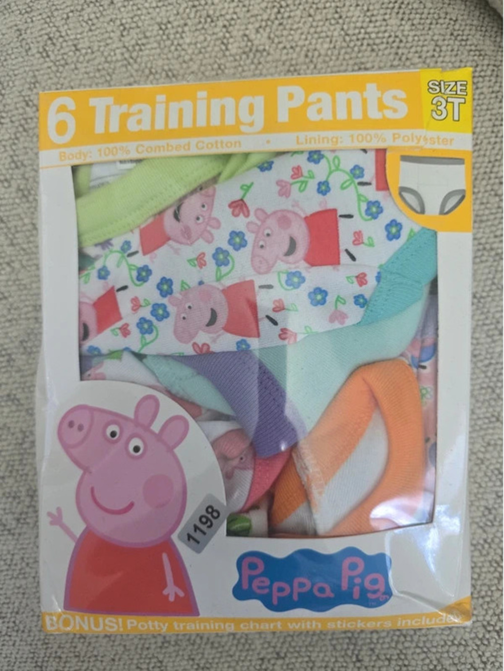 3t brand new papa, pig training pants item, 1198 bin, 22